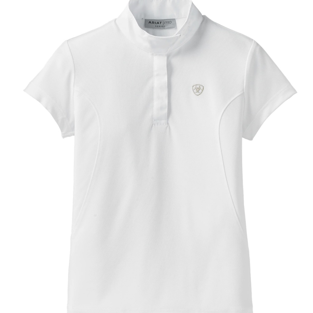 Ariat Pro Kids White Show Shirt